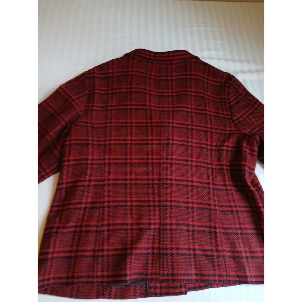 Talbots Blazer 18 Wool Blend Herringbone Plaid Office Preppy Work Career Capsule - Picture 11 of 15
